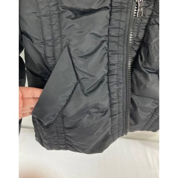 Anne Klein Down Puffer Womens Jacket Black M - Picture 5 of 11